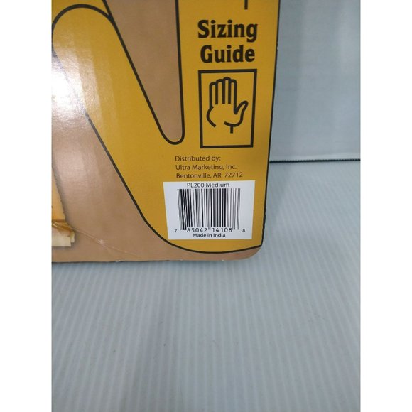 Plainsman Premium Cabretta Leather Work Gloves Yellow 2 Pairs Medium - Picture 3 of 3